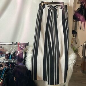 Black And White Womens Slacks